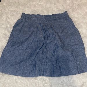 LOFT soft denim skirt XS